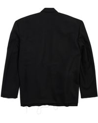 Balenciaga Seamless Tailored Jacket in Black for Men | Lyst