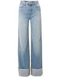 RE/DONE - High-Waisted Wide-Leg Jeans - Lyst