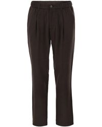 Herno - Straight-Leg Casual Trousers - Lyst