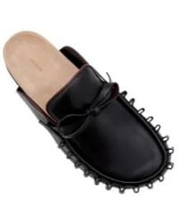 JW Anderson - Bow Detail Leather Mules - Lyst