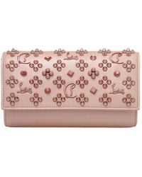 Christian Louboutin - Studded Leather Wallet - Lyst