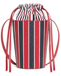 Thom Browne - Rwb-Striped Mini Bucket Bag - Lyst
