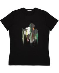 Iceberg - Printed T-Shirt With Round Neck - Lyst