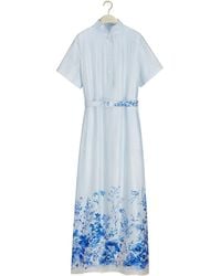 Dior - Iviera Long Belted Shirtdress - Lyst