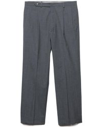 Prada - Pleated Tailored Trousers - Lyst