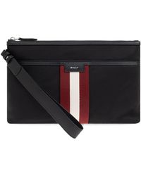 Bally - Code Zipped Clutch Bag - Lyst