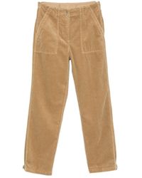 Aspesi - Corduroy Straight-Leg Trousers - Lyst