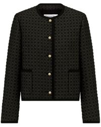 Dior - Microcannage Cropped Jacket - Lyst