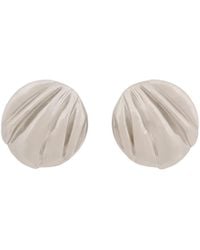 Chloé - Chloé Pleats Clip-On Earrings - Lyst
