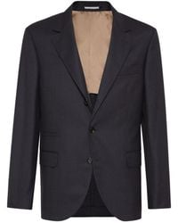 Brunello Cucinelli - Houndstooth Virgin-Wool Blazer - Lyst