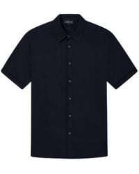 Emporio Armani - Button-Up Short-Sleeved Shirt - Lyst