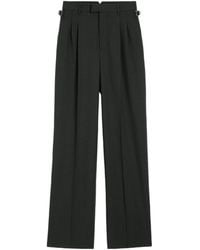 Ami Paris - Pleated High-Waist Trousers - Lyst