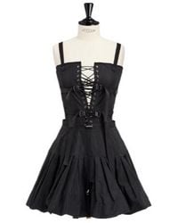 Dior - Christian Buckled Sleeveless Dress - Lyst