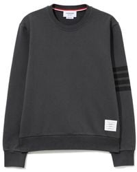 Thom Browne - 4-Bar Loopback Cotton Sweatshirt - Lyst