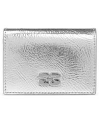 Ganni - Wallet With Logo - Lyst
