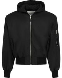 Entire studios - Hooded Broad Bomber Jacket - Lyst
