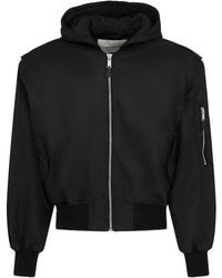 Entire studios - Hooded Broad Bomber Jacket - Lyst