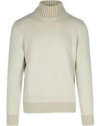 Gran Sasso - Ribbed-Knit Turtleneck Sweater - Lyst