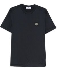 Stone Island - Logo Patch Crewneck T-Shirt - Lyst