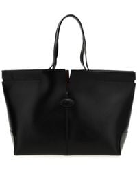 Tod's - Logo Debossed Medium Tote Bag - Lyst