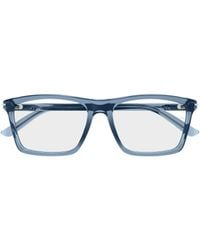 Gucci - Eyewear Rectangular Frame Glasses - Lyst