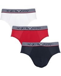 Emporio Armani - 3-Piece Briefs Pants - Lyst