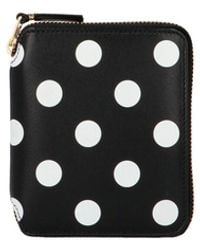 Comme des Garçons - Polka Dot Zipper Wallet - Lyst