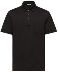 Moncler - Short-Sleeve Pocket Polo Shirt - Lyst