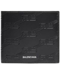 Balenciaga - Embossed Monogram Square Folded Wallet Box - Lyst