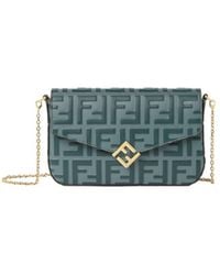 Fendi - Ff Diamonds Chain Wallet - Lyst