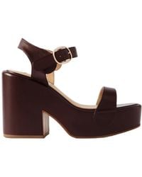 Gabriela Hearst - Round-Toe High-Heeled Sandals - Lyst