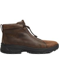 ZEGNA - Triple Stitch Vetta Leather Boots - Lyst