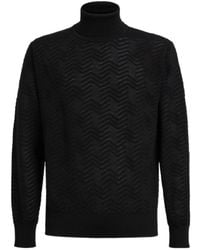 Missoni - Tone-On-Tone Chevron Turtleneck Pullover - Lyst