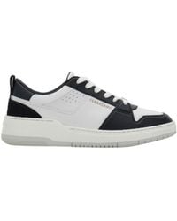 Ferragamo - Low/ Leather Trainer Sneaker - Lyst