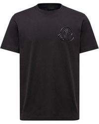 Moncler - Crewneck Short-Sleeved T-Shirt - Lyst