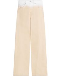 Lanvin - Logo Patch Straight Leg Jeans - Lyst