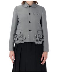 Comme des Garçons - Comme Des Garçons Girl Ruffle Trim Jacket - Lyst