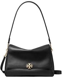 Tory Burch - Charlie Logo Shoulder Bag - Lyst
