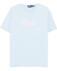 Ralph Lauren - Polo Logo Printed Crewneck T-Shirt - Lyst