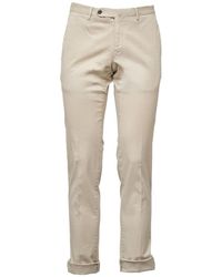 Pt Pantaloni - Pt Torino Slim Stretch Gabardine Pants - Lyst