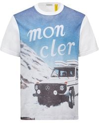 Moncler - X Mercedes-Benz By Nigo Printed Cotton T-Shirt - Lyst