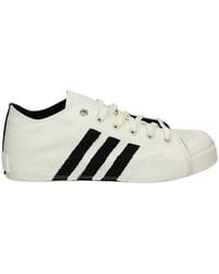 Y-3 - Nizza Lo Round Toe Lace-Up Sneakers - Lyst