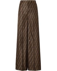 Fendi - Ff Twill Pants - Lyst