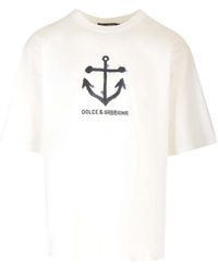 Dolce & Gabbana - Marina-Printed Short-Sleeved T-Shirt - Lyst