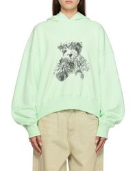 we11done - Teddy Bear Cotton Hoodie - Lyst