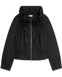 Dries Van Noten - Ruffled-Neck Zip-Up Jacket - Lyst