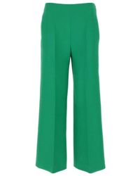Valentino - Straight Leg Cropped Pants - Lyst