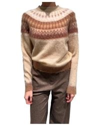 Max Mara - Crasso Fair Isle Knitted Sweater - Lyst