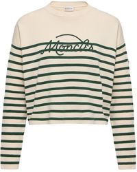 Moncler - Striped Crewneck Jumper - Lyst