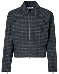 Kiko Kostadinov - Kraner Checked Cotton-Blend Jacket - Lyst